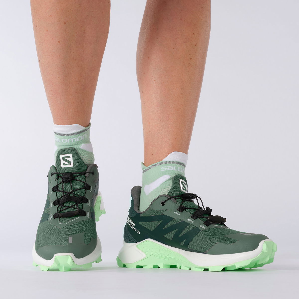 Sneakers og sko Salomon Supercross 3 GTX W Grøn | l41607400, 1