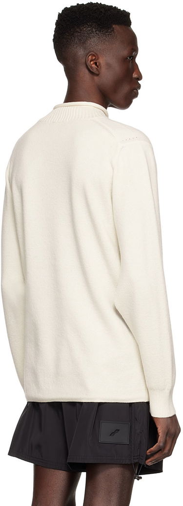 Sweater We11done Cashmere Mock Neck Sweater Hvid | WD-KT1-22-653-U-IV, 2