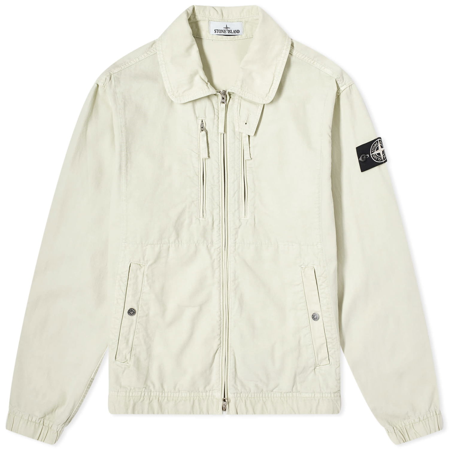 Jakke Stone Island Closed Loop Tinto Terra Hvid | 8015431T1-V0051, 0