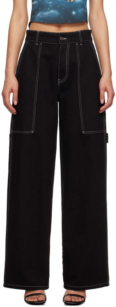 Cargo bukser Stella McCartney Workwear Jeans Sort | 6D01503SPH21, 0