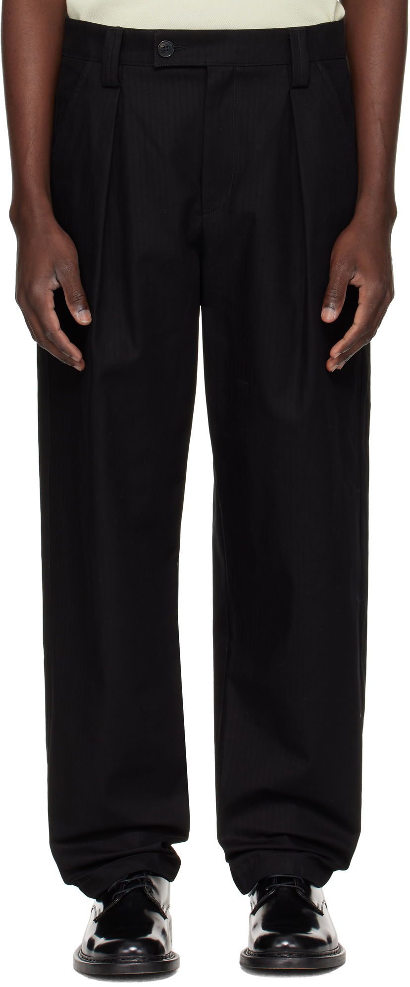 Bukser A.P.C. A.P.C. Renato Pleated Trousers Sort | COHHW-H08428