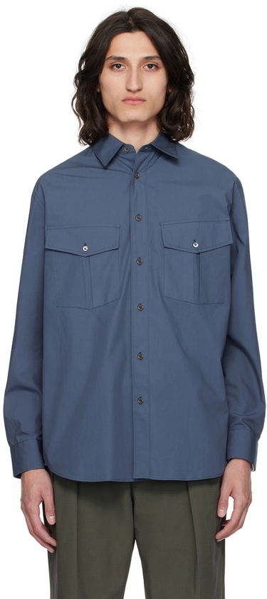 Skjorte Paul Smith Paul Smith Oversized Shirt Blå | M1R-817Y-M01673-47, 0