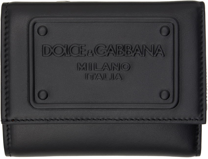 Tegnebog Dolce & Gabbana Black French Flap Wallet Sort | BP3271AG218, 0