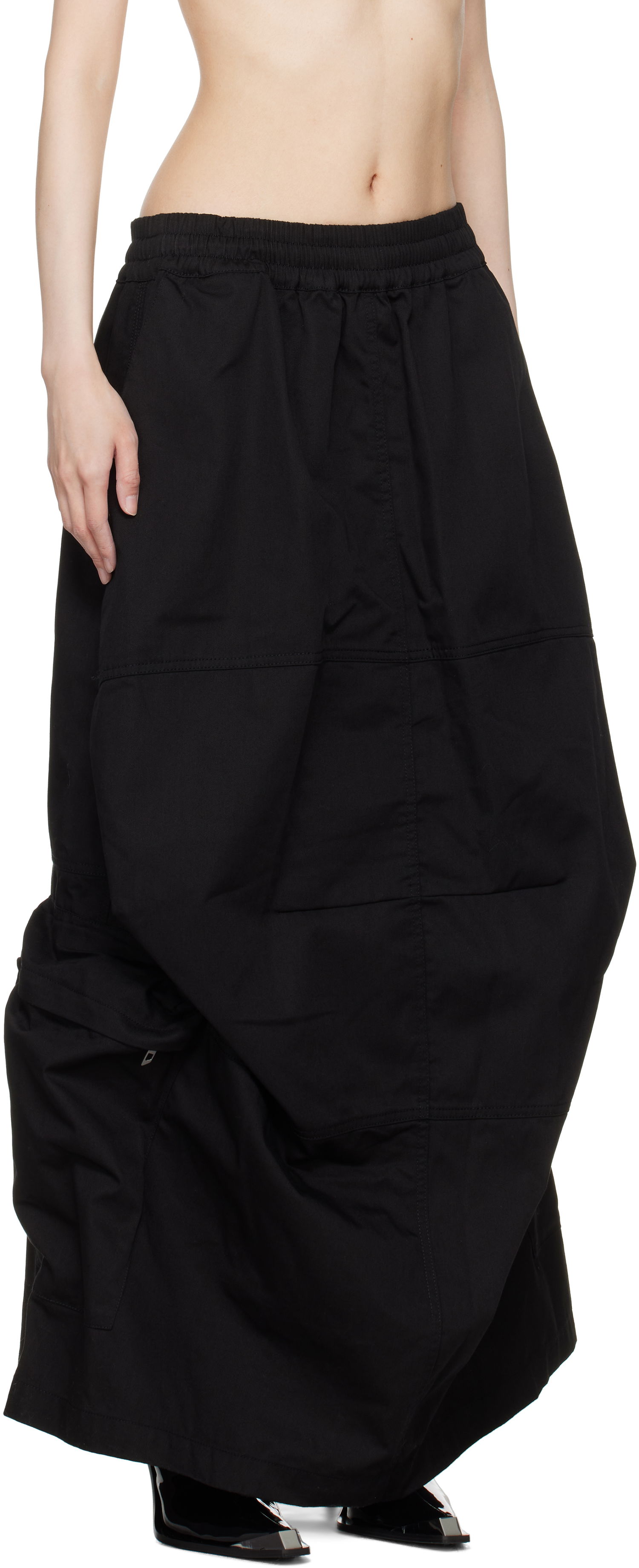 Nederdel Diesel Maxi Skirt With Pockets Sort | A15321 0AJEB, 1