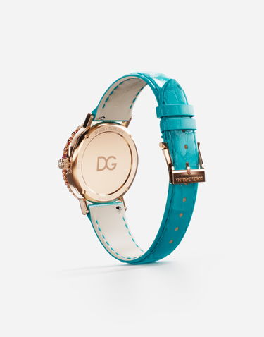 Ur Dolce & Gabbana Dolce & Gabbana Iris Watch with Multi-colored Gems Turkis | WWLB2GXA1XAB0025, 3