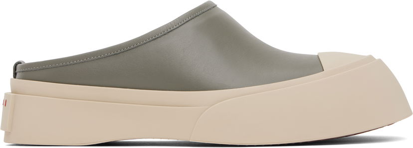 Skopleje Marni Marni Pablo Sabot Slip-On Loafers Grøn | SNZU017302 P7226