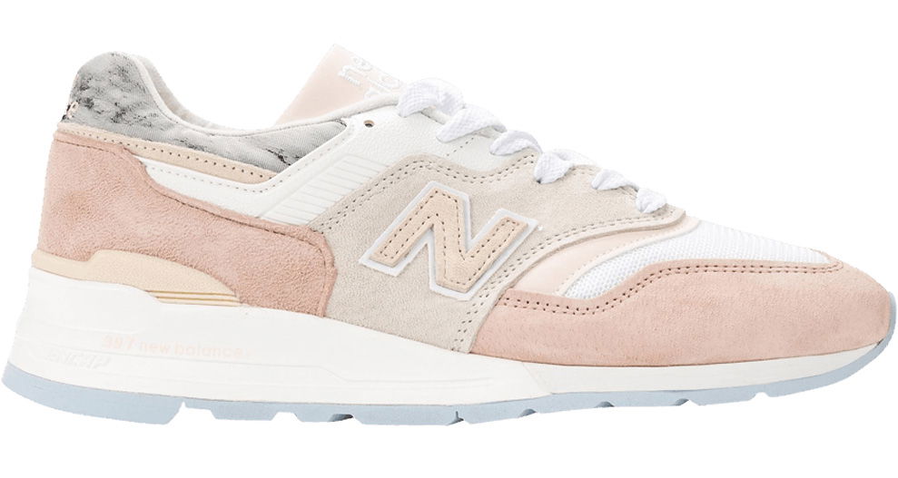 Sneakers og sko New Balance 997 Coastal Pack "White/Rose" Lyserød | M997LBH, 0