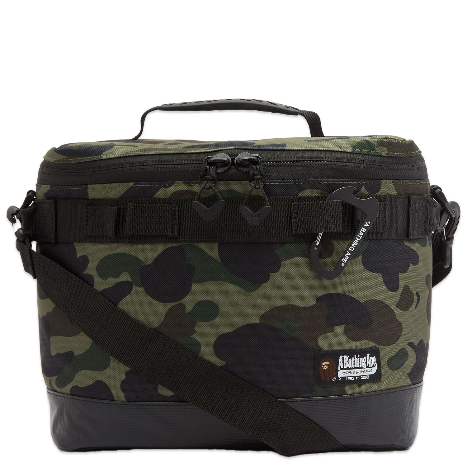 Gadget BAPE A Bathing Ape Camo Medium Soft Cooler Grøn | 001GDJ201039F-GRN, 0