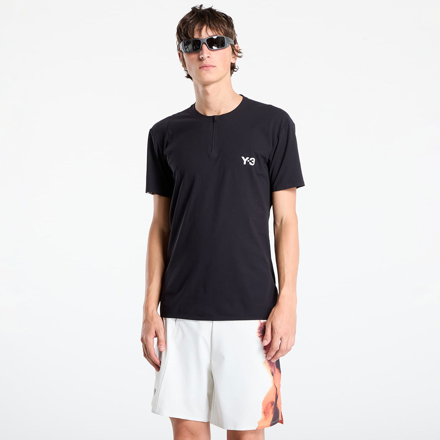 T-shirt Y-3 Y-3 Zip Tee Sort | JY6946, 0