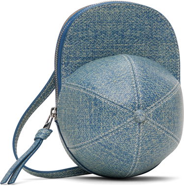 Skuldertaske JW Anderson JW Anderson Medium Cap Leather Crossbody Bag Blå | HB0230-LA0362, 1