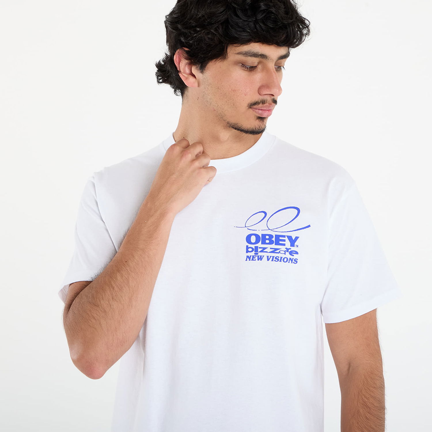 T-shirt OBEY Obey Bizarre New Visions T-Shirt Hvid | 165264057-WHT, 1