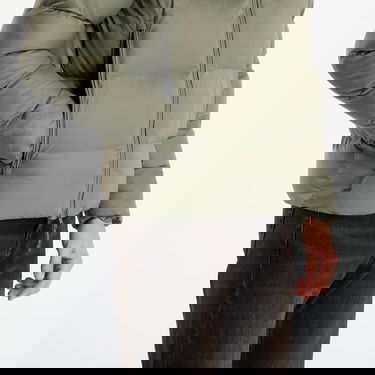 Puffer jakke Emporio Armani Mountain Polar Big Logo Hooded Puffer Jacket Grøn | 7M000694AF15956U8142, 3