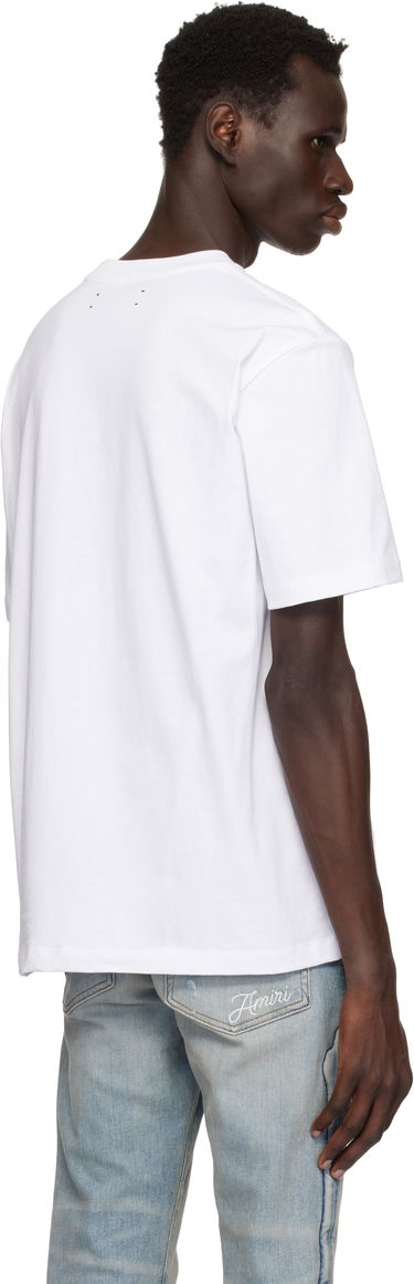 T-shirt AMIRI Amiri Script T-Shirt Hvid | AMJYTE1193, 2