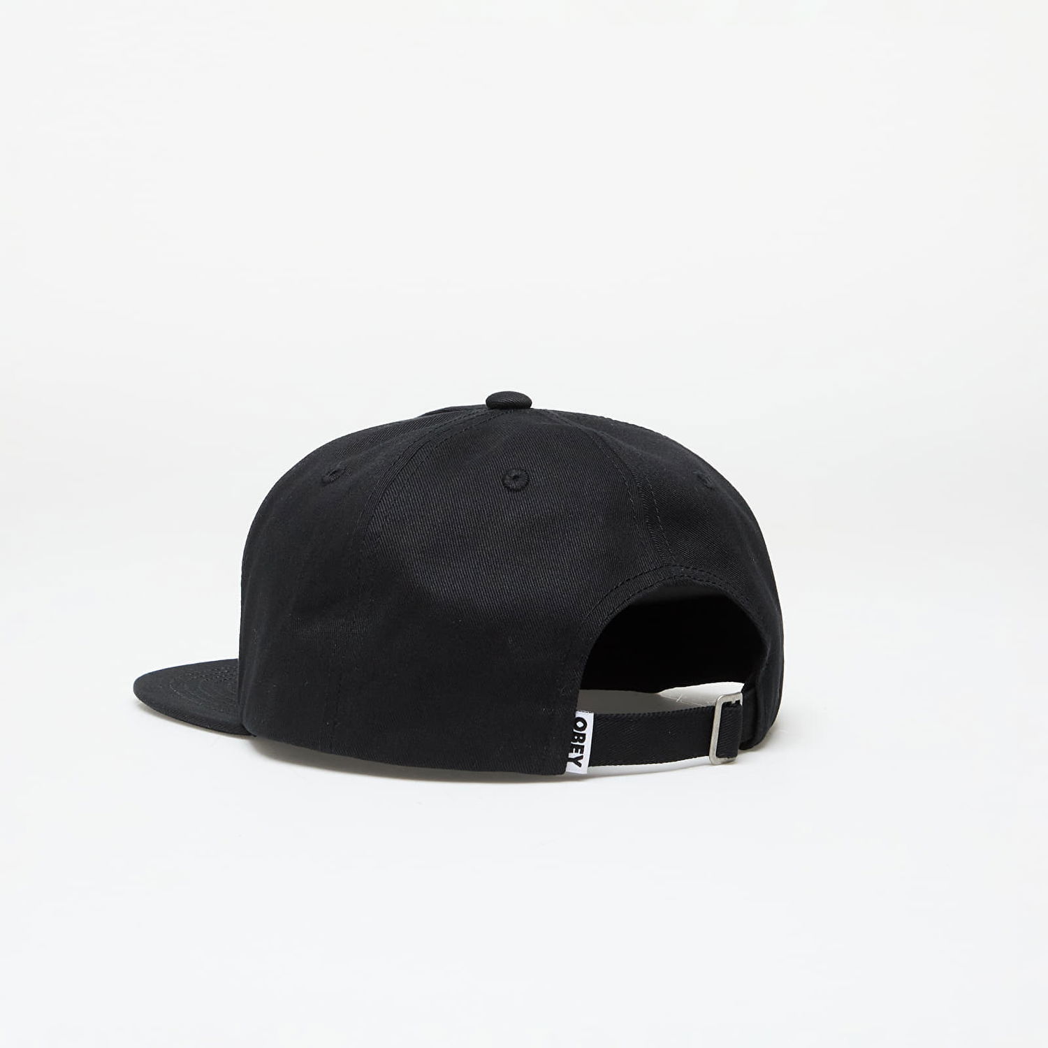 Kasket OBEY Bold Label Organic Strapback II Black Universal Sort | 100490095-BLK, 1