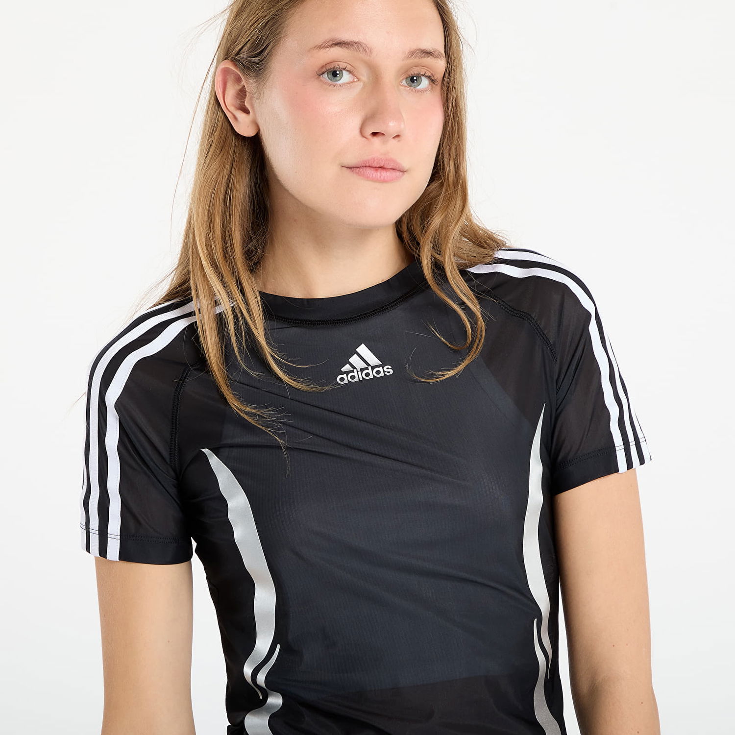 T-shirt adidas Originals Adilenium Season 4 Teamgeist Tight Sheer Jersey T-Shirt Sort | KE9795, 1