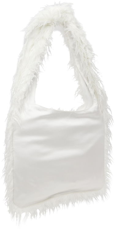 Skuldertaske We11done We11done Faux-Fur Shoulder Bag Hvid | WD-AB3-22-473-U-WH, 2