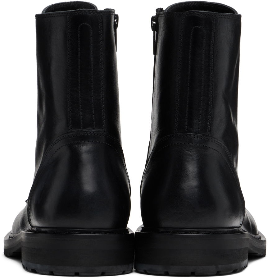 Tøj Ann Demeulemeester Ann Demeulemeester Danny Leather Boots Sort | 2201-M-C01-380-099, 1