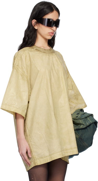 T-shirt Rick Owens Rick Owens DRKSHDW Hollywood Tommy T-Shirt Gul | DS01E3203 PF, 1