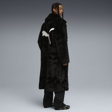 Frakker Puma Long Faux Fur Coat A$AP ROCKY x Flacko Sort | 633401_01, 3