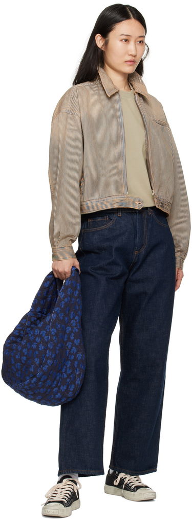 Jeans YMC Indigo Straight Leg Jeans Mørkeblå | Q4AZH, 3