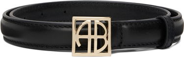 Bælter Anine Bing Leather Belt With Metal Buckle Sort | A-12-10461-000, 3