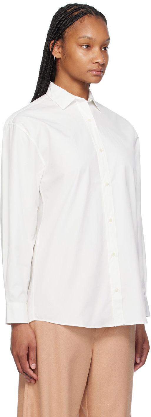 Skjorte Baserange Long Sleeve Button Up Shirt Hvid | SHOL-CO-SU24, 1