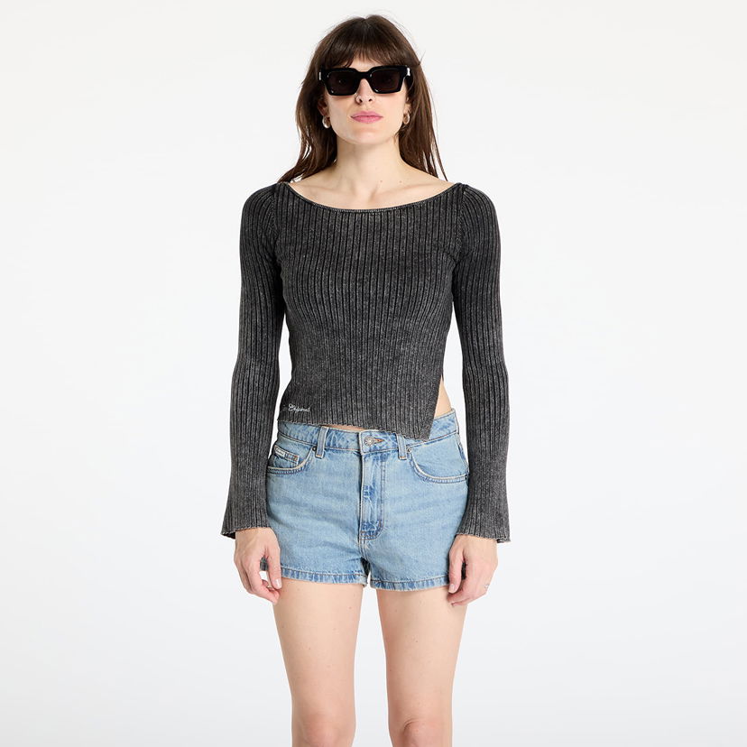 Shorts GUESS GUESS Originals Go Ribbed Long Sleeve Top Sort | W5GR23Z2V62-JTMU