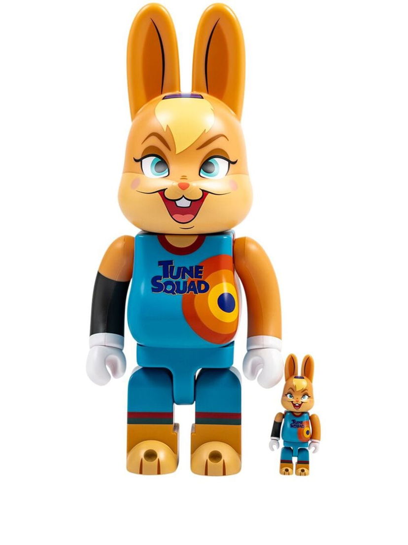 Collectible Medicom Toy Space Jam: ANL Rabbrick Lola Bunny 100% and 400% figure set - Orange Orange | MEDI294720970372
