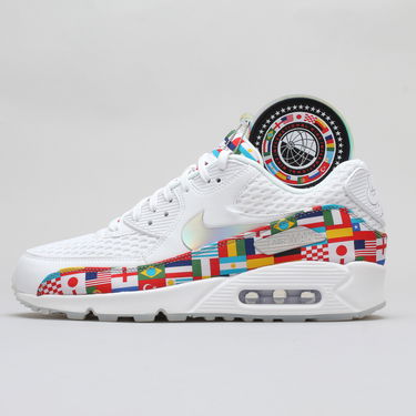 Sneakers og sko Nike Air Max 90 "International Flag" Hvid | AO5119-100, 0