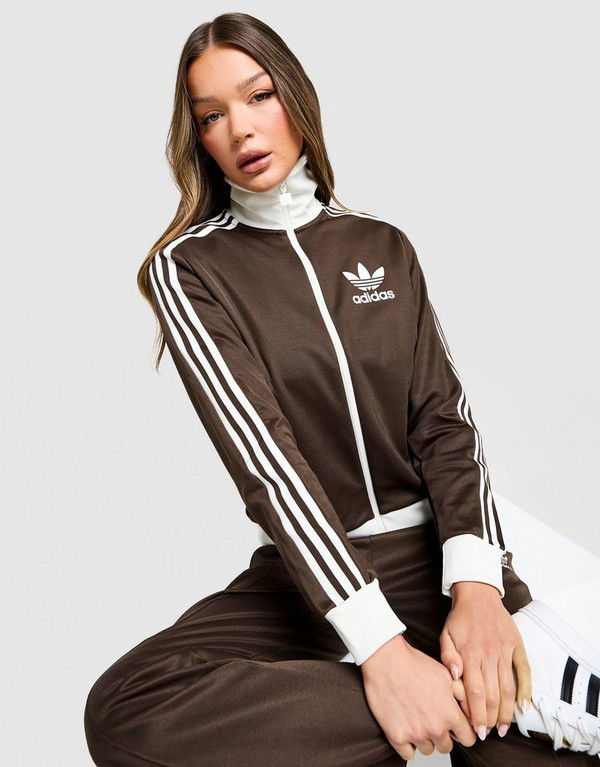 Træningsdragt adidas Originals Classic Full-Zip Track Top Brun | KH2338, 0