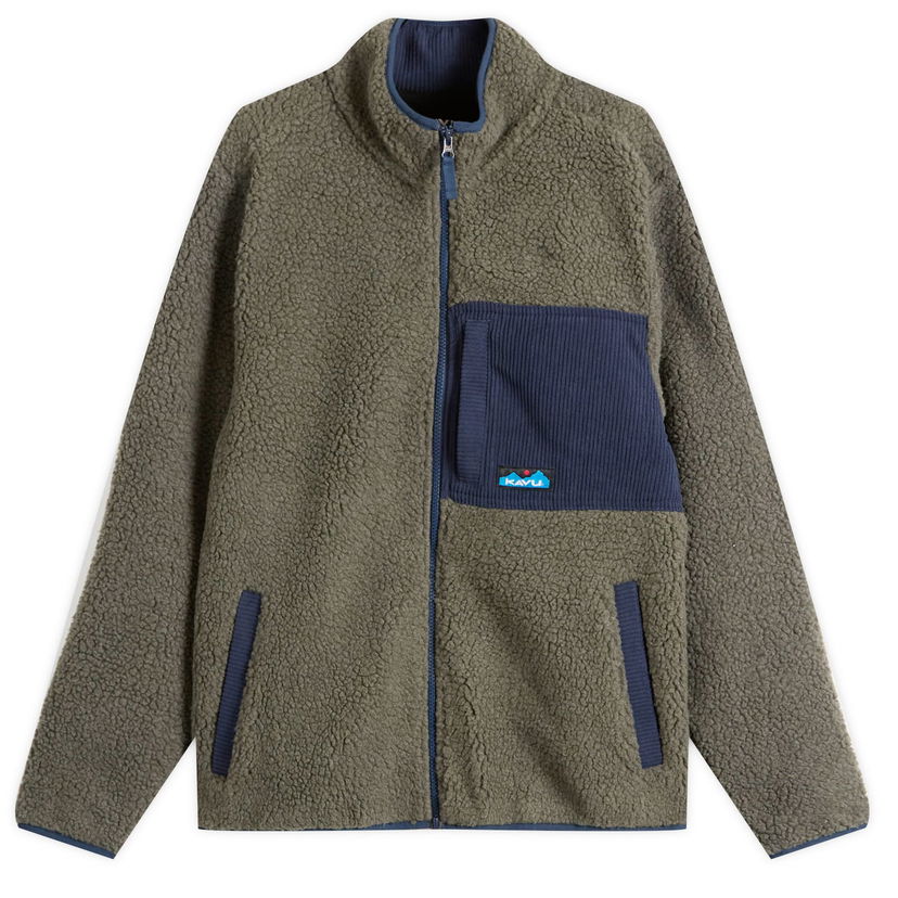 Jakke KAVU Wayside Fleece Jacket Grøn | 5209-1361
