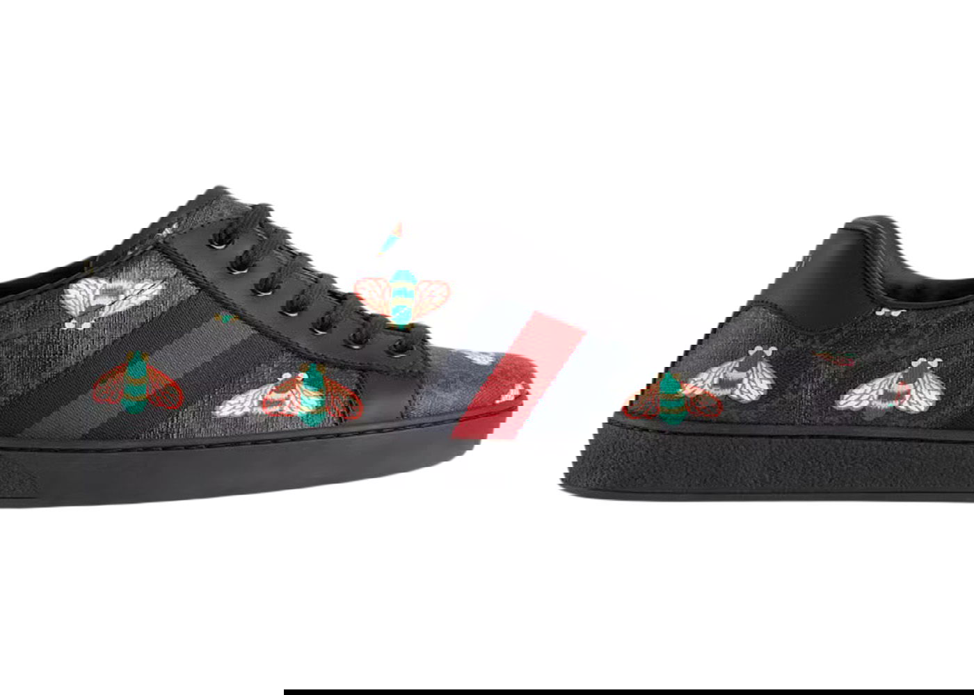Sneakers og sko Gucci Ace Bee Print 'Black' Sort | 429445 UIE10 1095, 0