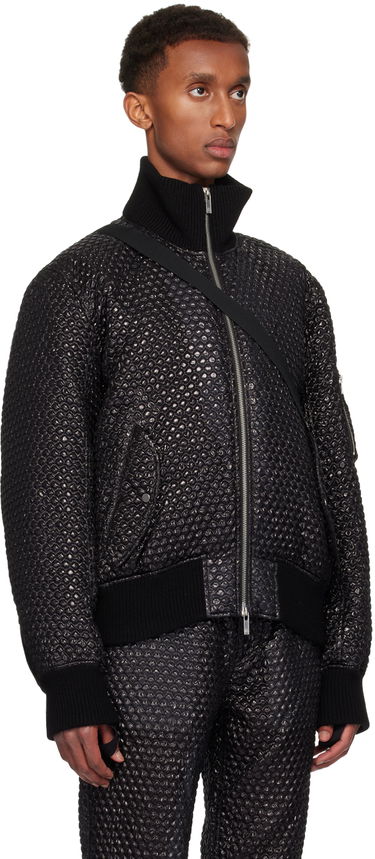Bomberjakke Helmut Lang Helmut Lang Seatbelt Down Bomber Jacket Sort | O06HM199, 3