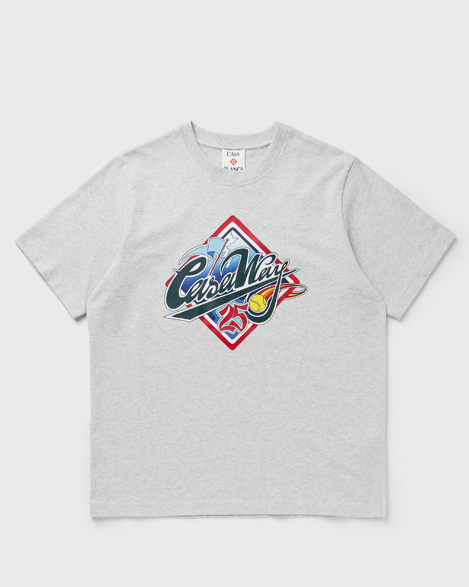 T-shirt Casablanca Casablanca Casa Way World Series Print T-Shirt XXL Grå | MS25-JTS-001-02, 0