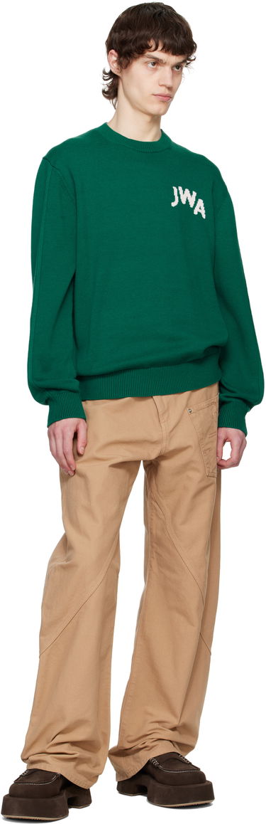 Sweater JW Anderson JW Anderson JWA Crew Neck Jumper Grøn | KW1348-YN0398-540, 4