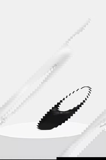 Håndtaske Coperni Soft Swipe Crescent Bag Sort | COPBA108F6066, 5