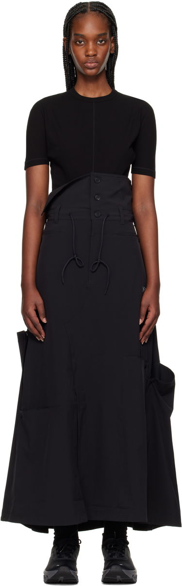 Nederdel Y-3 Y-3 Vent Midi Skirt Sort | JD1477, 0