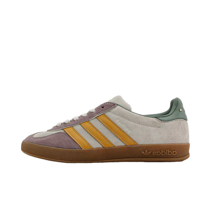 Sneakers og sko adidas Originals Gazelle Indoor Off White Preloved Yellow Grå | ID1007
