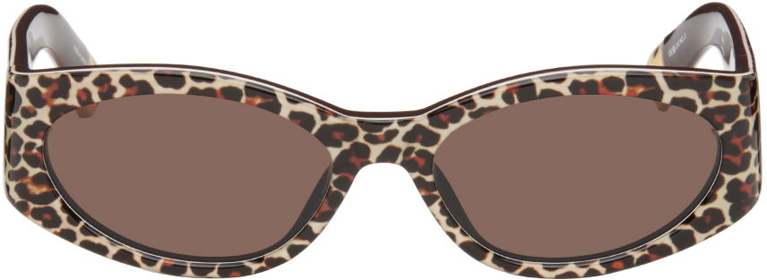 Solbriller Jacquemus 'Les Lunettes Ovalo' Sunglasses Brun | JAC4C2SUN, 0