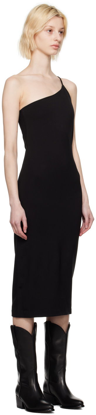 Kjole rag & bone rag & bone Irina One-Shoulder Midi Dress Sort | WAC23P3004LC04, 1