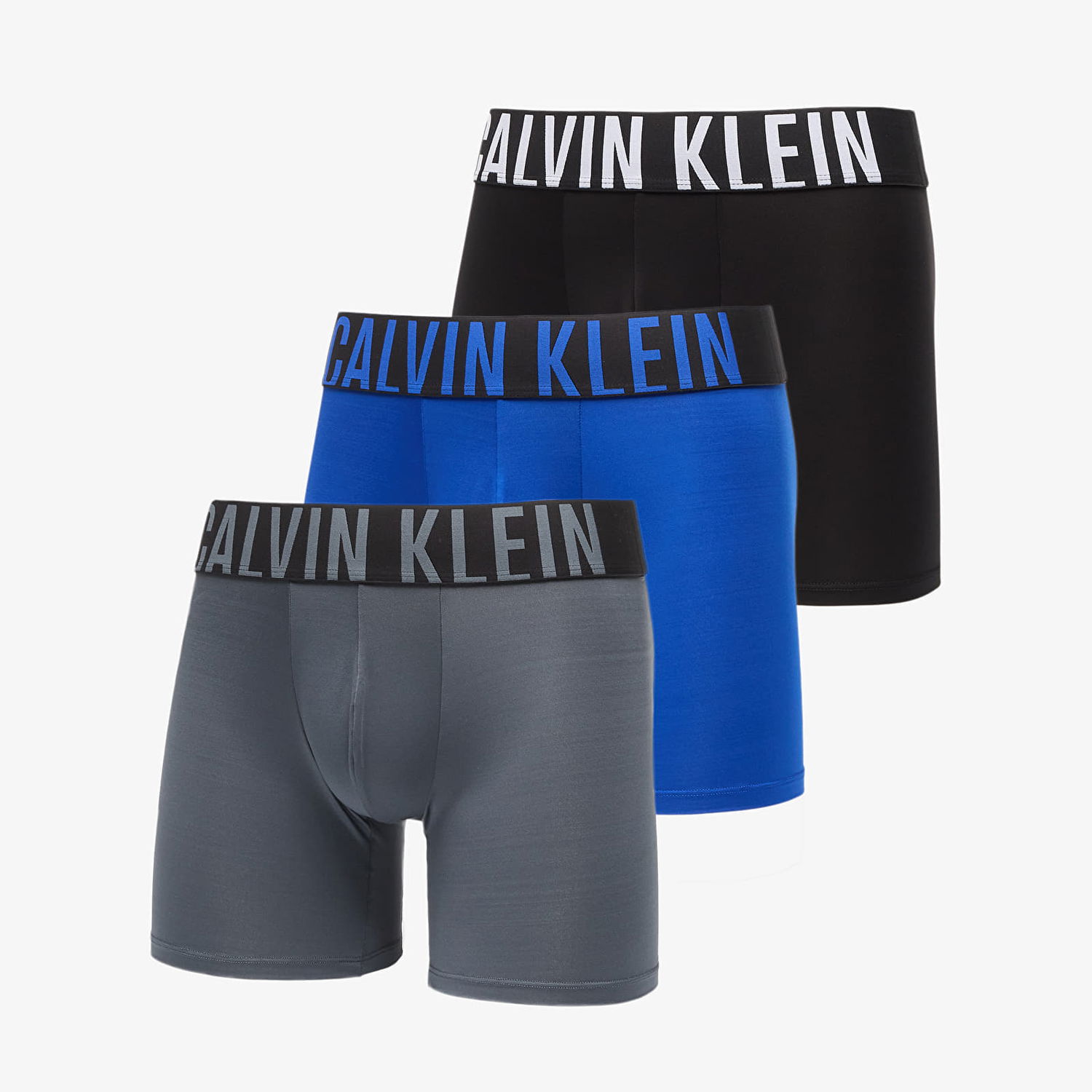 Boksere CALVIN KLEIN Intense Power Microfiber Stretch Boxer Brief 3-Pack Flerfarvet | 000NB3612A Z2Q, 0