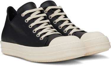 Sneakers og sko Rick Owens Rick Owens Hollywood Low Sneaks Sort | RU01E5891 LCO, 3