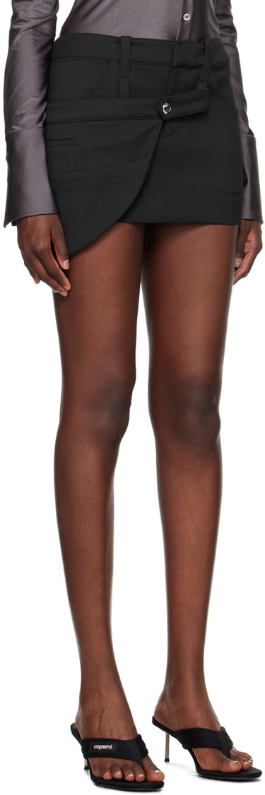 Nederdel Coperni Coperni Utilitary Miniskirt Sort | COPJ39111, 1
