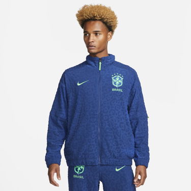 Jakke Nike Brazil French Terry Football Tracksuit Jacket Blå | DX2045-490, 0