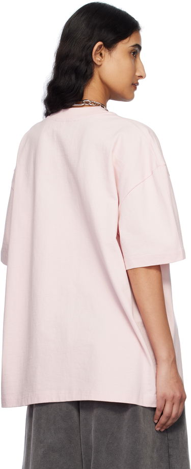 T-shirt Acne Studios Acne Studios Relaxed Fit Logo T-Shirt Lyserød | CL0333-, 2