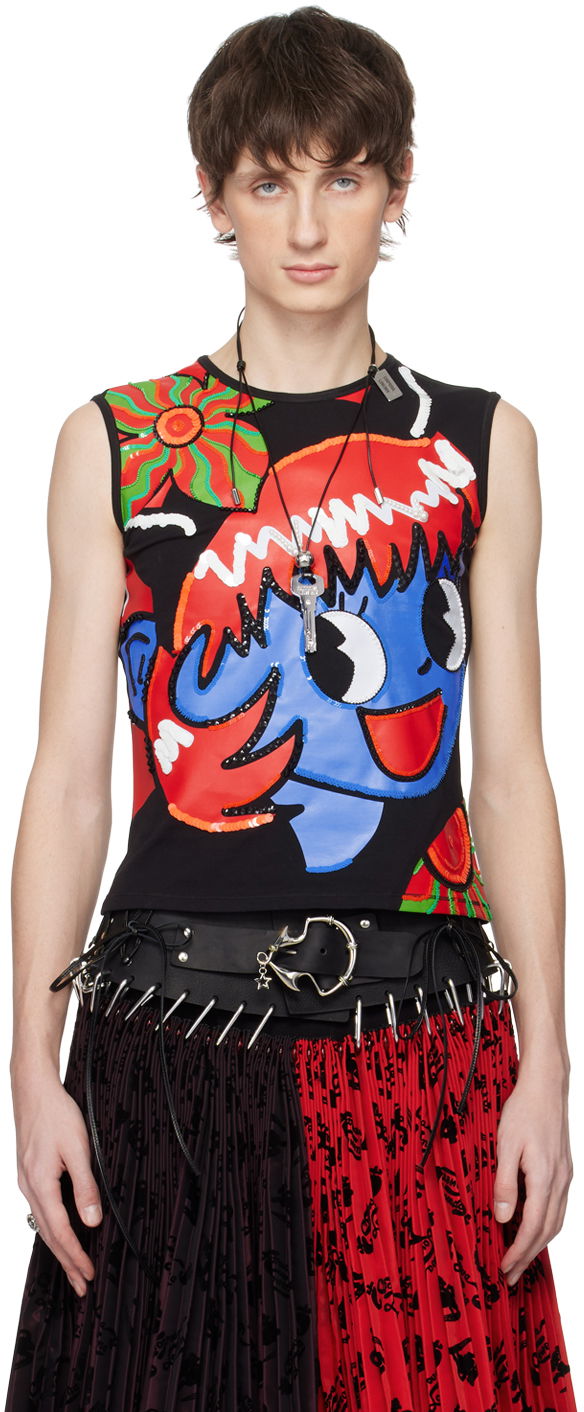 Tanktop Chopova Lowena Chopova Lowena Graphic Print Tank Top Sort | 2225, 0