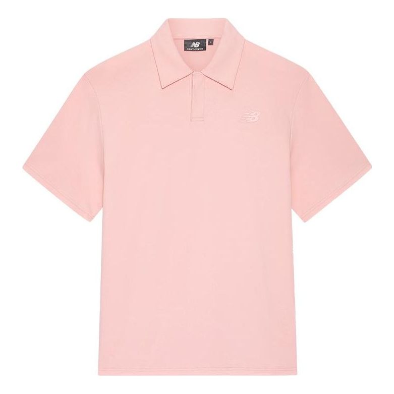 Polo skjorte New Balance Nice Rice Polo Shirt Lyserød | 5FD27041-PK