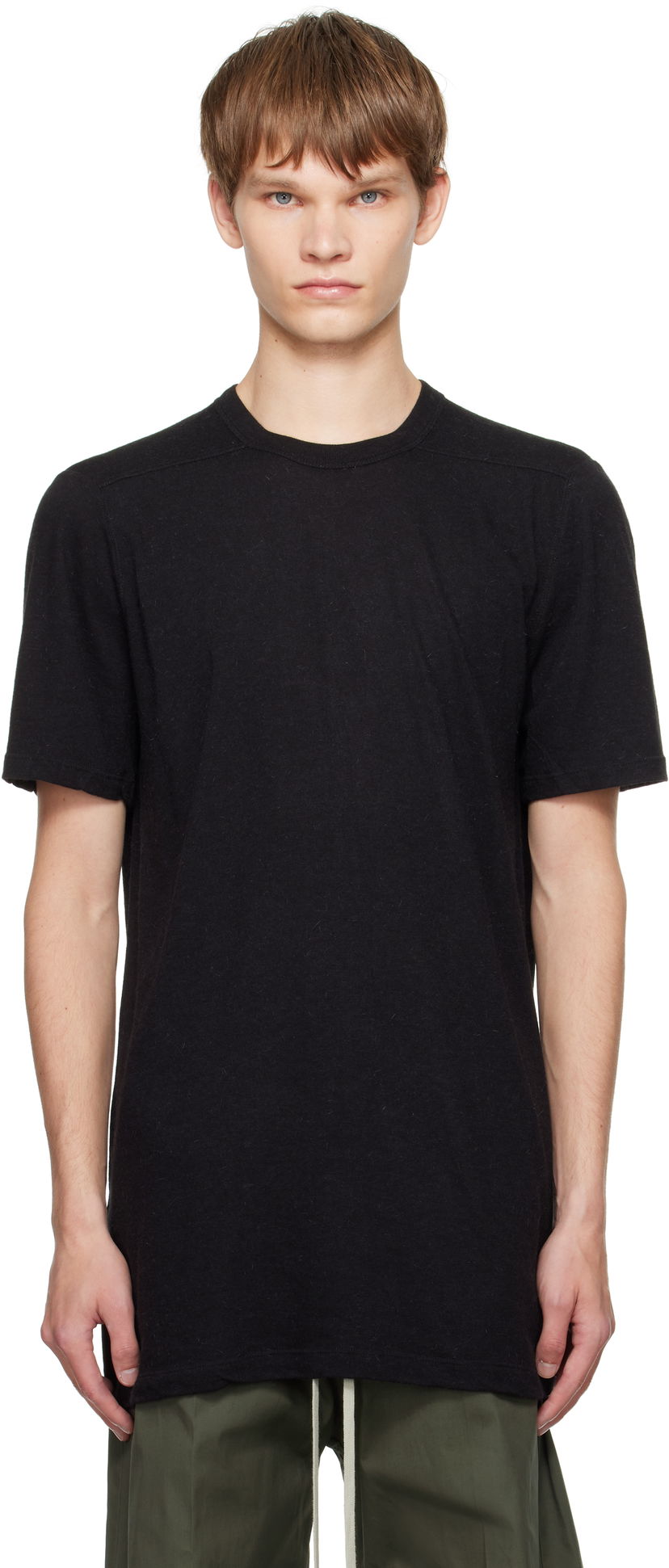 T-shirt Rick Owens Rick Owens Concordians Level T-Shirt Sort | RU02E1264 JR