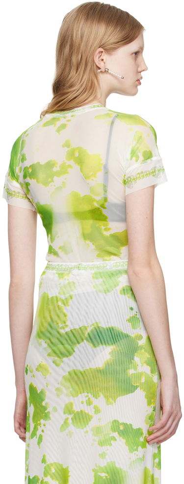 T-shirt Ottolinger Ottolinger Exclusive Tie-Dye Mesh T-Shirt Grøn | 100117, 2