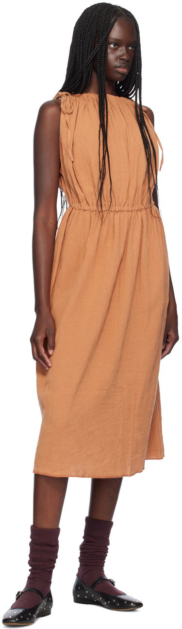 Kjole Baserange Midi Sleeveless Dress Orange | DRDI-CL-AU24, 3